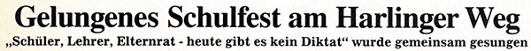 Schulfest 1990