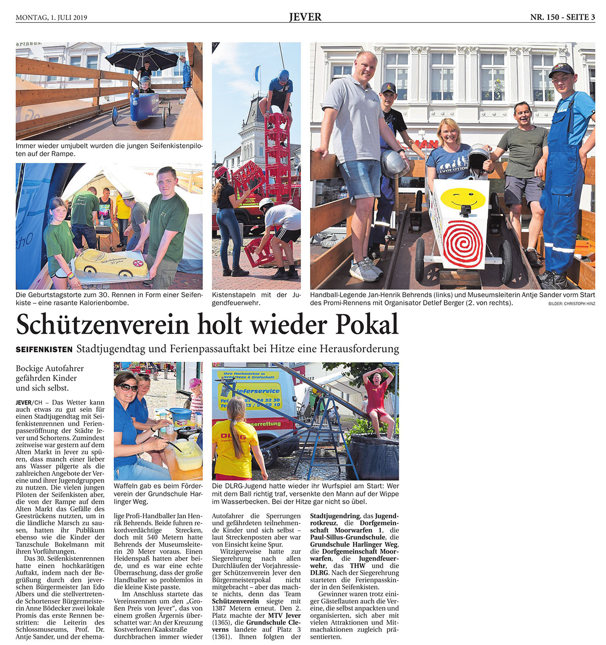 Seifenkiste Wochenblatt