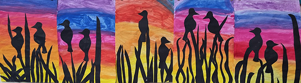 Kunst Vögel