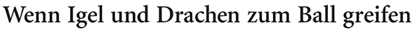 Handball Wochenblatt