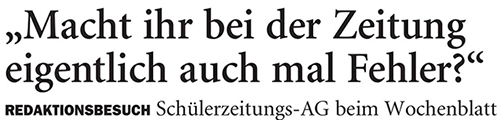 Wochenblatt